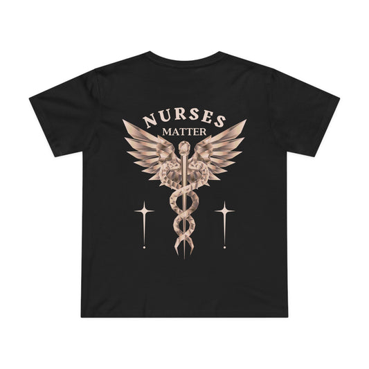 NURSES TEE (Women, Black)
