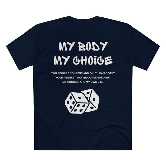 CONSENT TEE (Men, Navy)