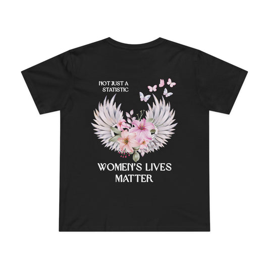 WINGS TEE (Women, Black)