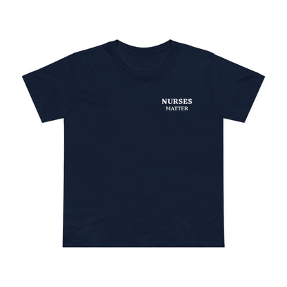 NURSES TEE (Women, Navy)