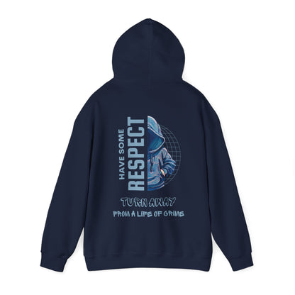 RESPECT HOODIE (Unisex, Navy)