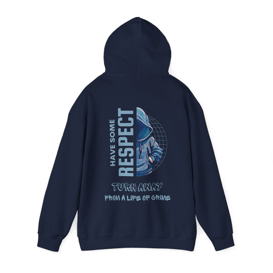 RESPECT HOODIE (Unisex, Navy)