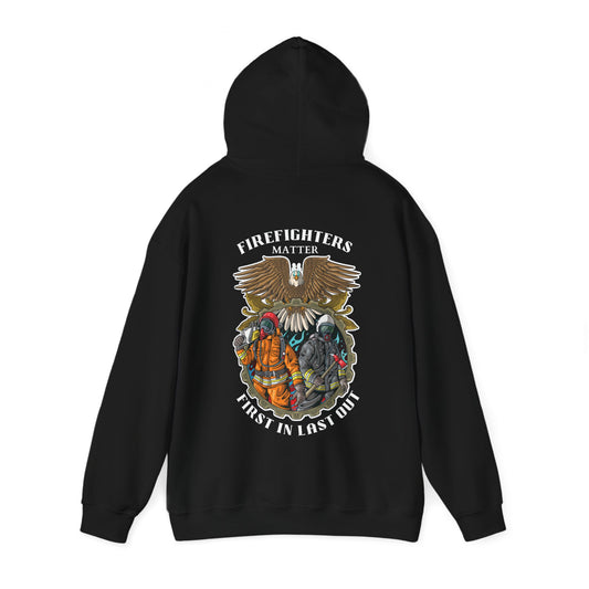 EAGLE HOODIE (Unisex, Black)