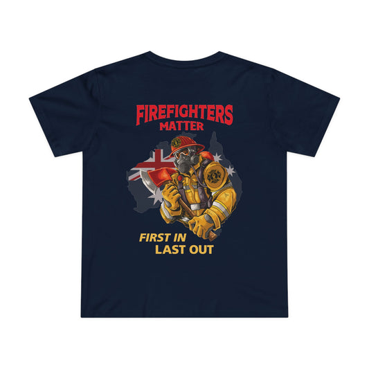 LAST OUT TEE (Women, Navy)