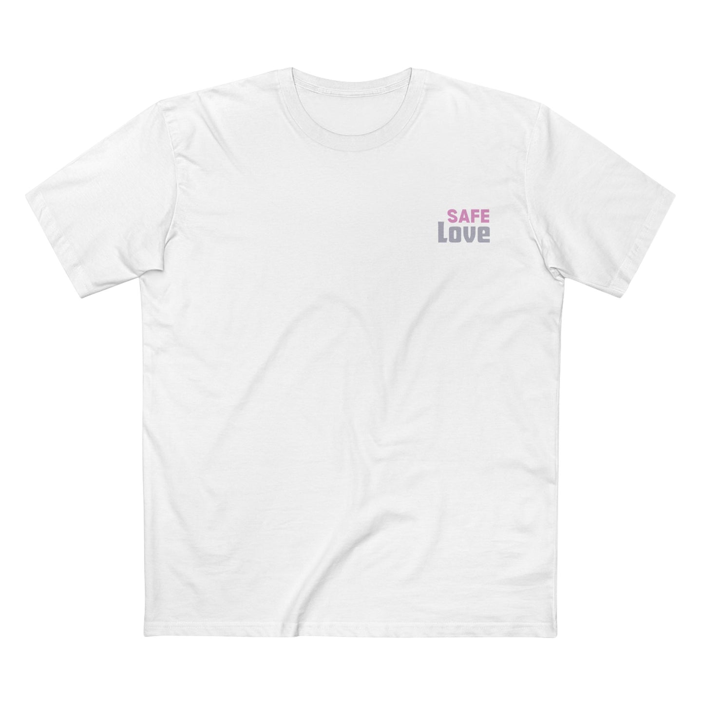 SAFE LOVE TEE (Men, White)