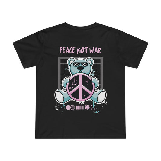 PEACE TED TEE (Women, Black)
