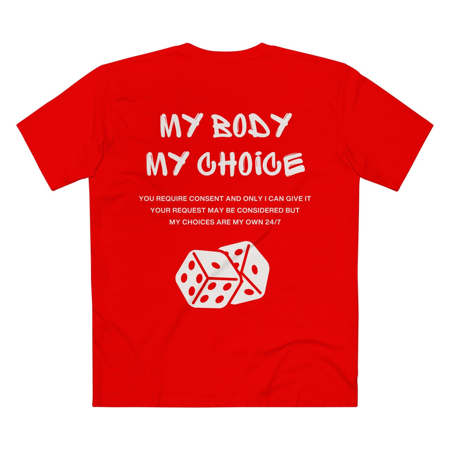 CONSENT TEE (Men, Red)