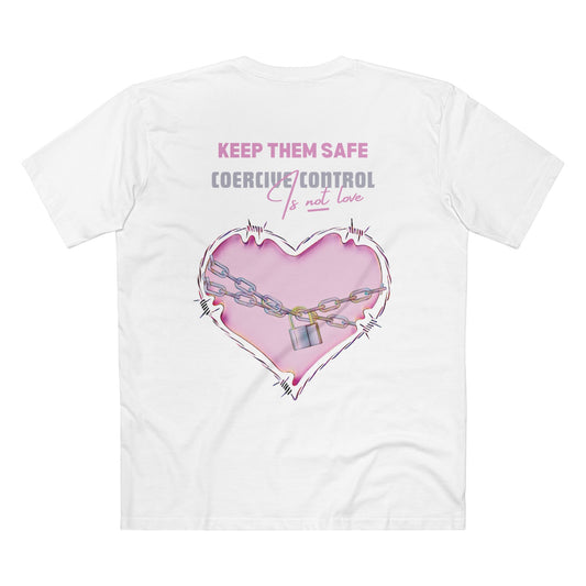 SAFE LOVE TEE (Men, White)