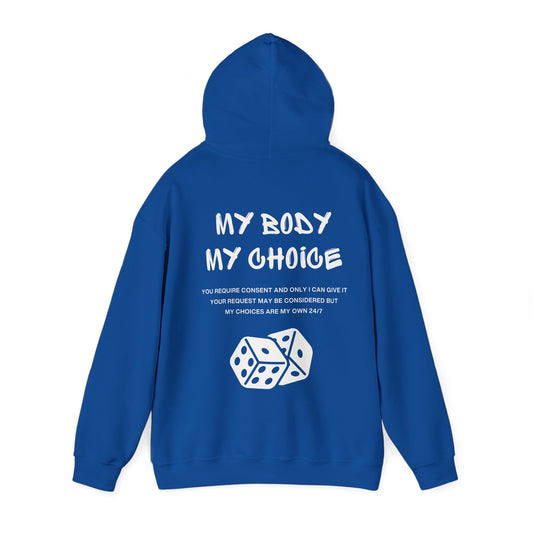 CONSENT HOODIE (Unisex, Royal Blue)