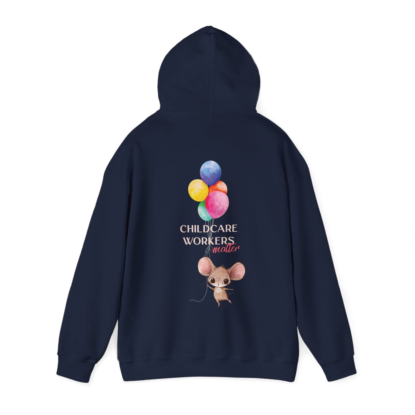 CHILDCARE HOODIE (Unisex, Navy)