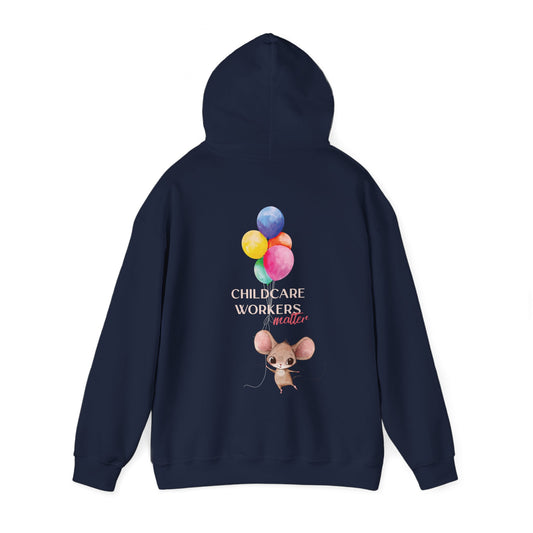CHILDCARE HOODIE (Unisex, Navy)