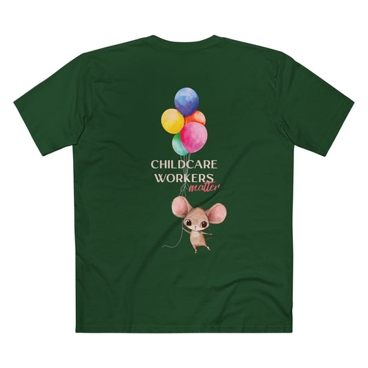 CHILDCARE TEE (Men, Green)