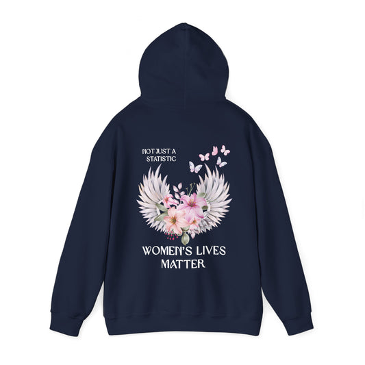 WINGS HOODIE (Unisex, Navy)