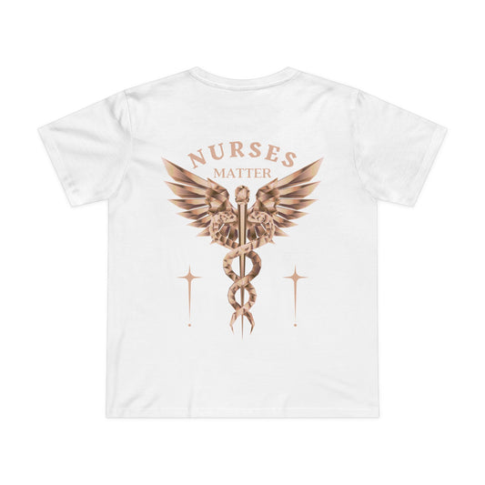 NURSES TEE (Women, White)
