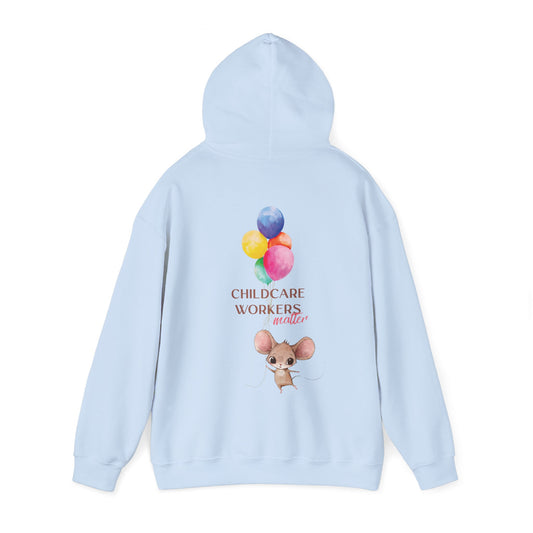 CHILDCARE HOODIE (Unisex, Light Blue)