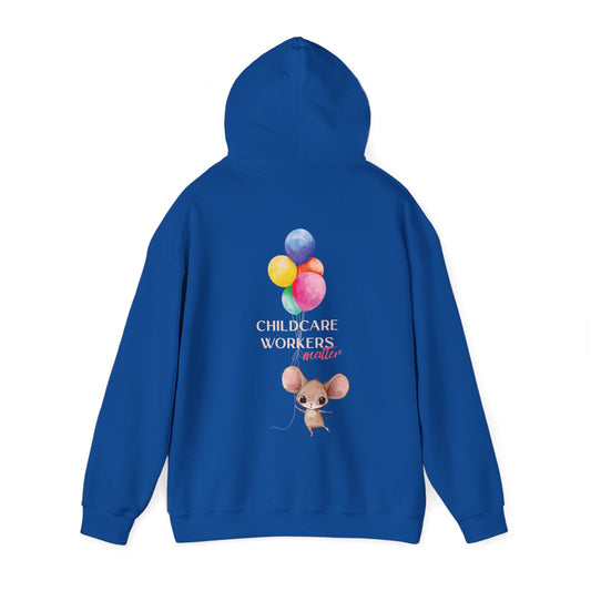 CHILDCARE HOODIE (Unisex, Royal Blue)