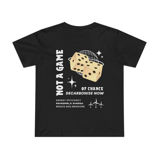 GLOBAL DICE TEE (Woman, Black)