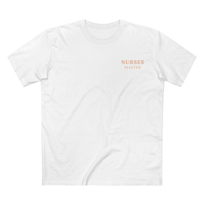 NURSES TEE (Men, White)