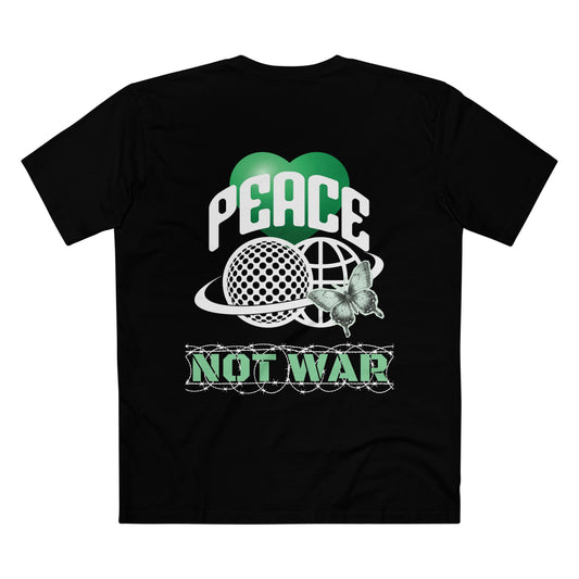 PEACE TEE (Men, Black)