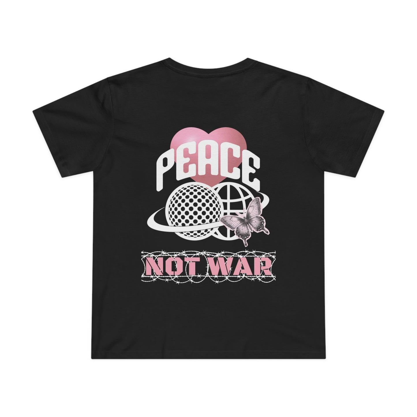 PEACE TEE (Women, Black)
