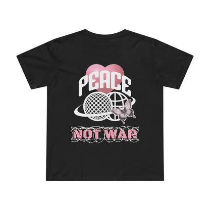 PEACE TEE (Women, Black)