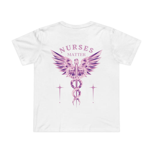 NURSES TEE (Women, White)