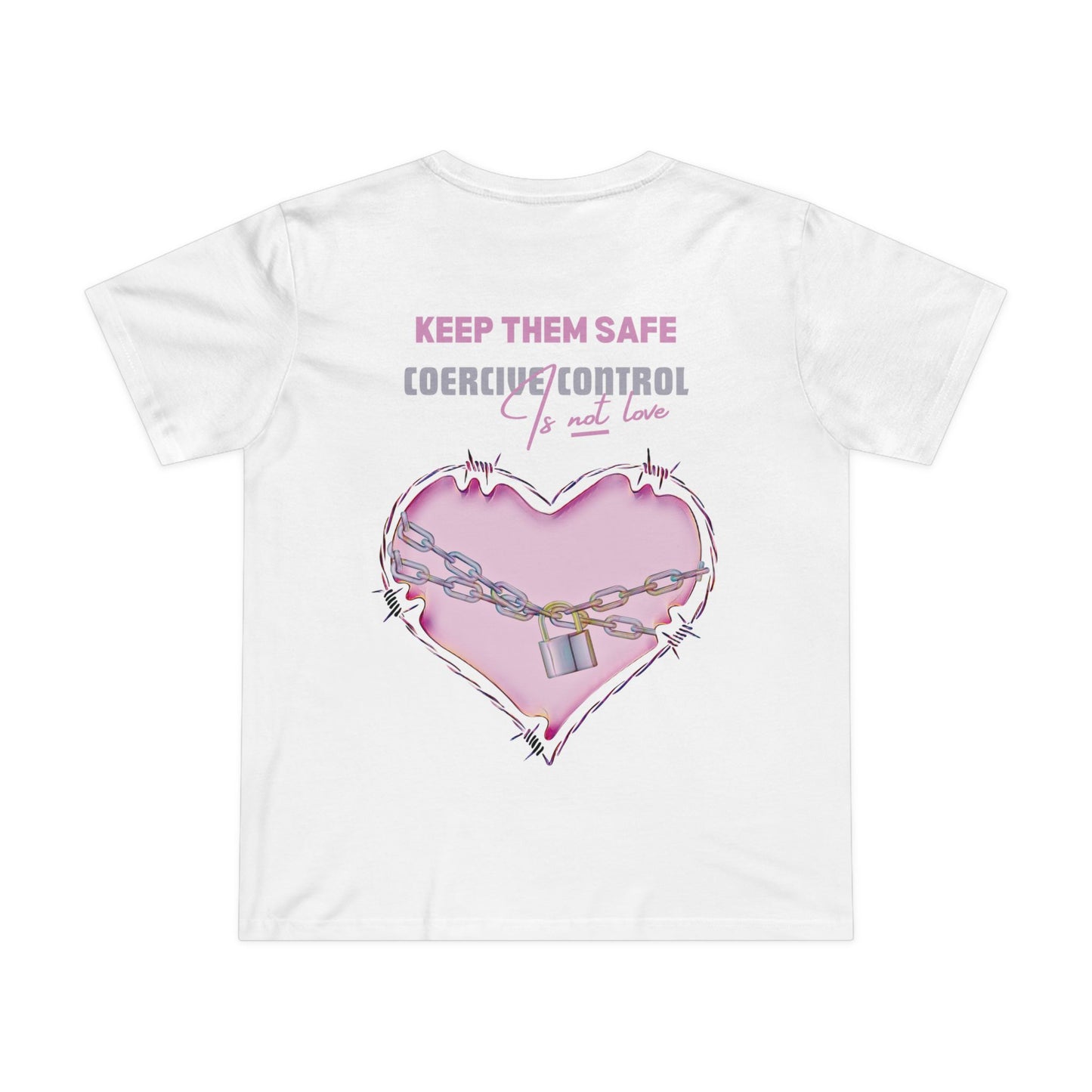 SAFE LOVE TEE (Women, White)