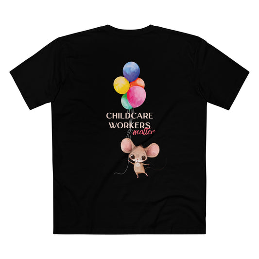 CHILDCARE TEE (Men, Black)