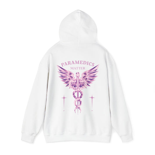 PARAMEDICS HOODIE (Unisex, White)