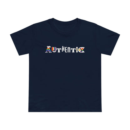 AUTHENTIC PRIDE TEE (Women, Navy)
