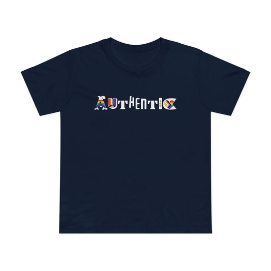 AUTHENTIC PRIDE TEE (Women, Navy)