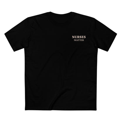 NURSES TEE (Men, Black)