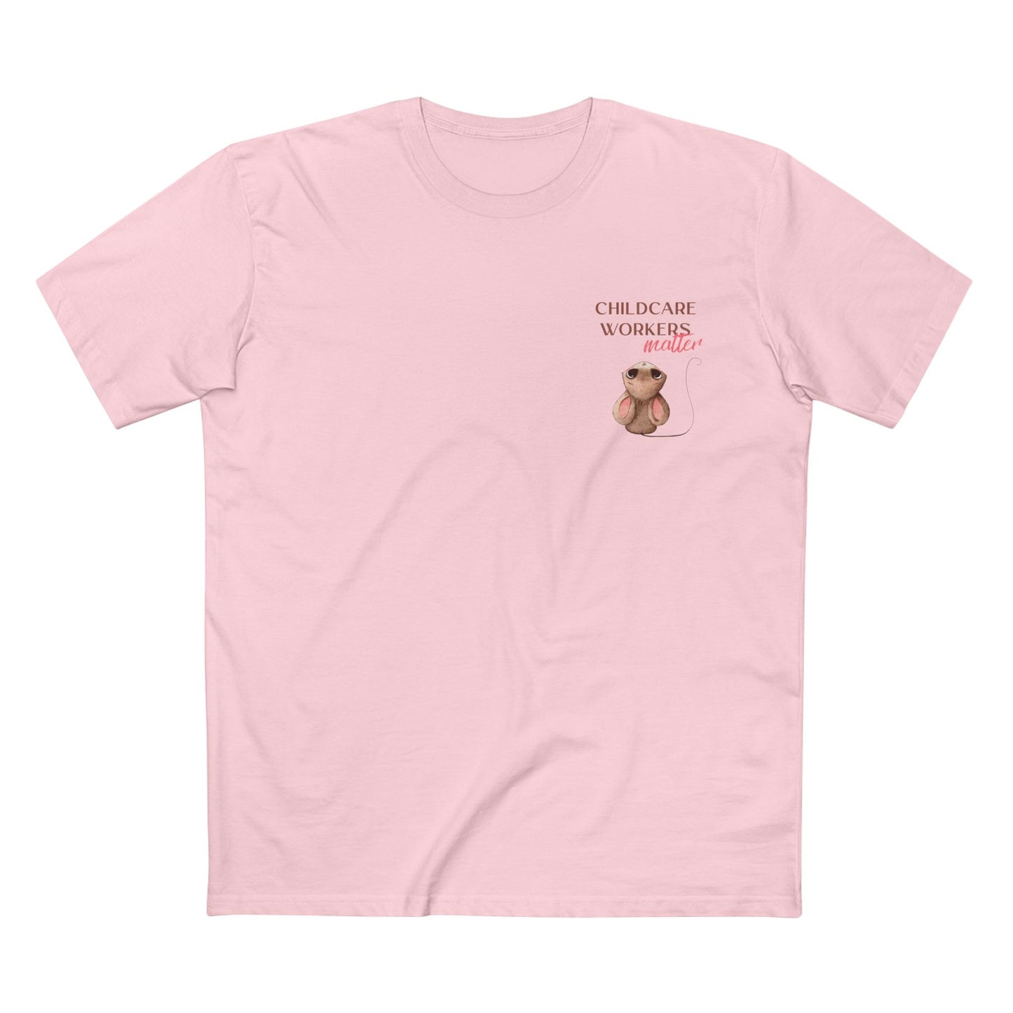 CHILDCARE TEE (Men, Pink)