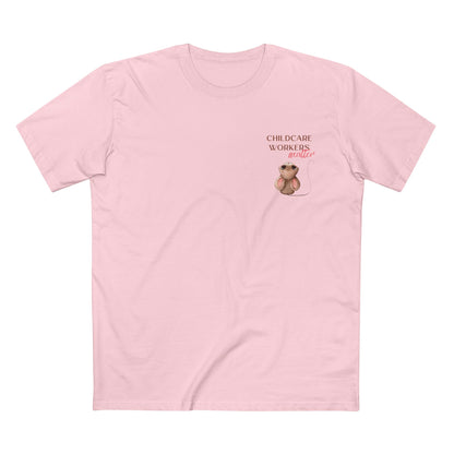 CHILDCARE TEE (Men, Pink)