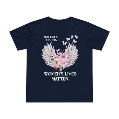 WINGS TEE (Women, Navy)
