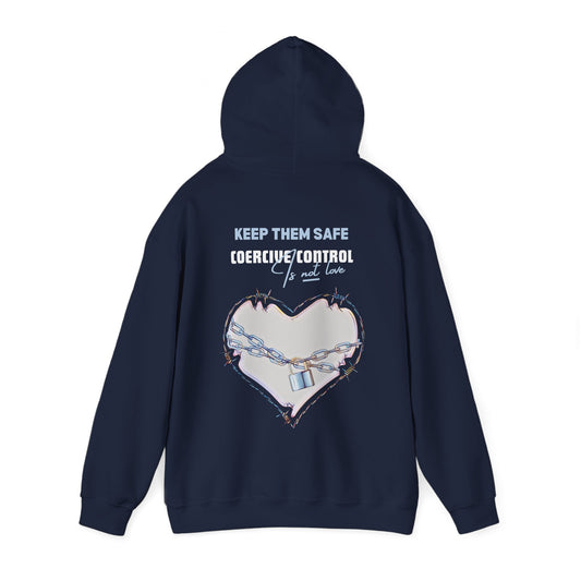 SAFE LOVE HOODIE (Unisex, Navy)