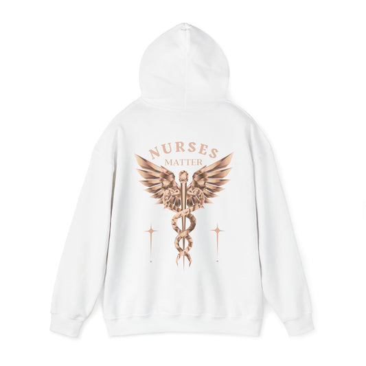 NURSES HOODIE (Unisex, White)