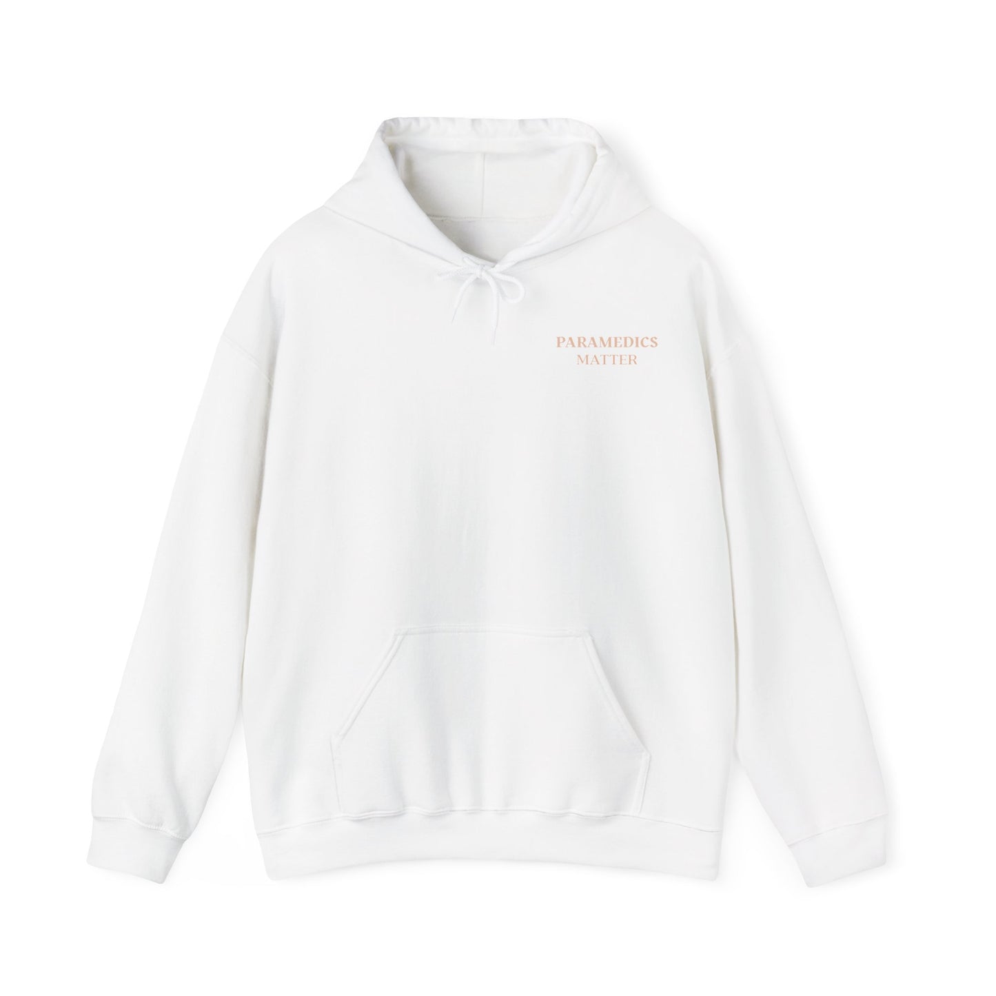 PARAMEDICS HOODIE (Unisex, White)