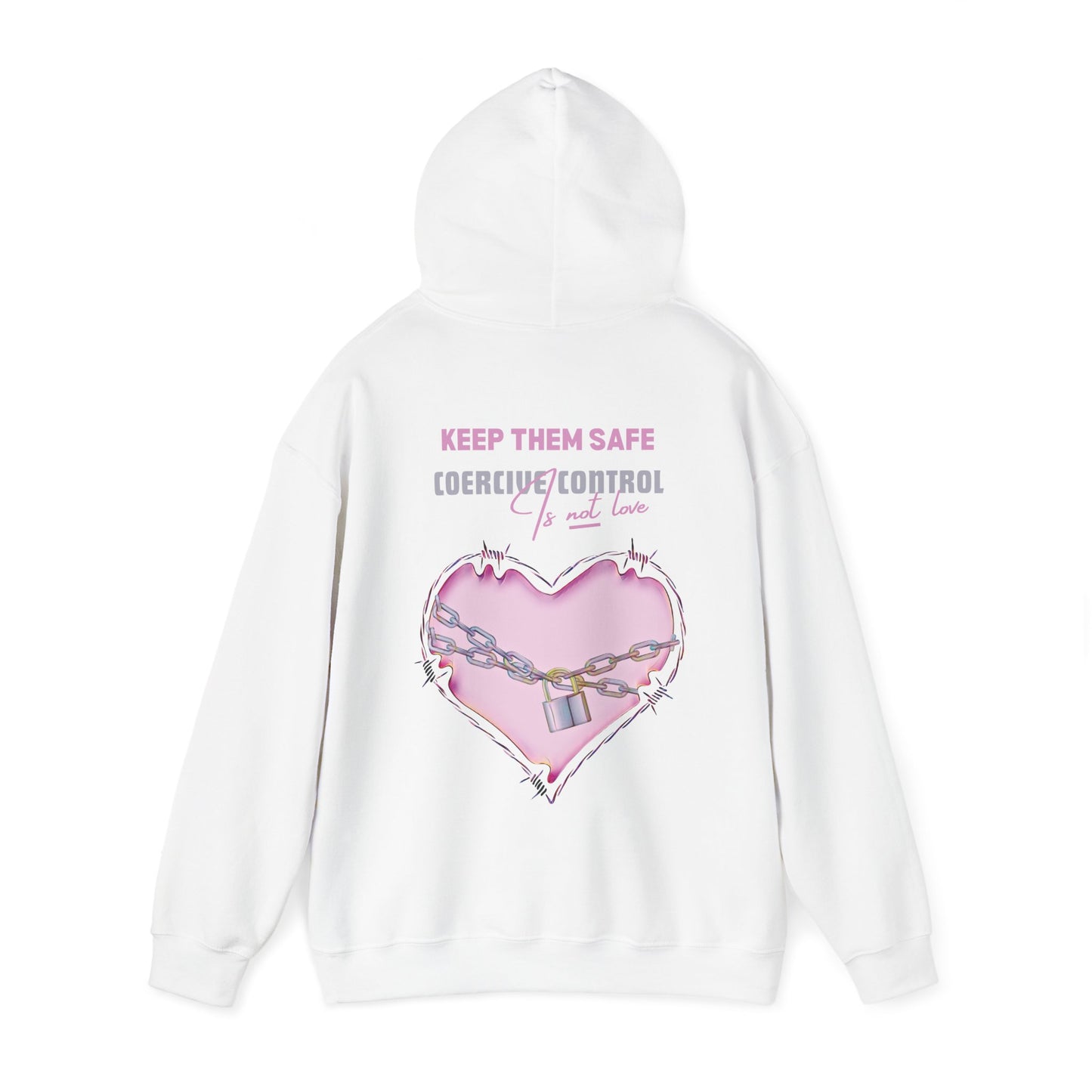 SAFE LOVE HOODIE (Unisex, White)