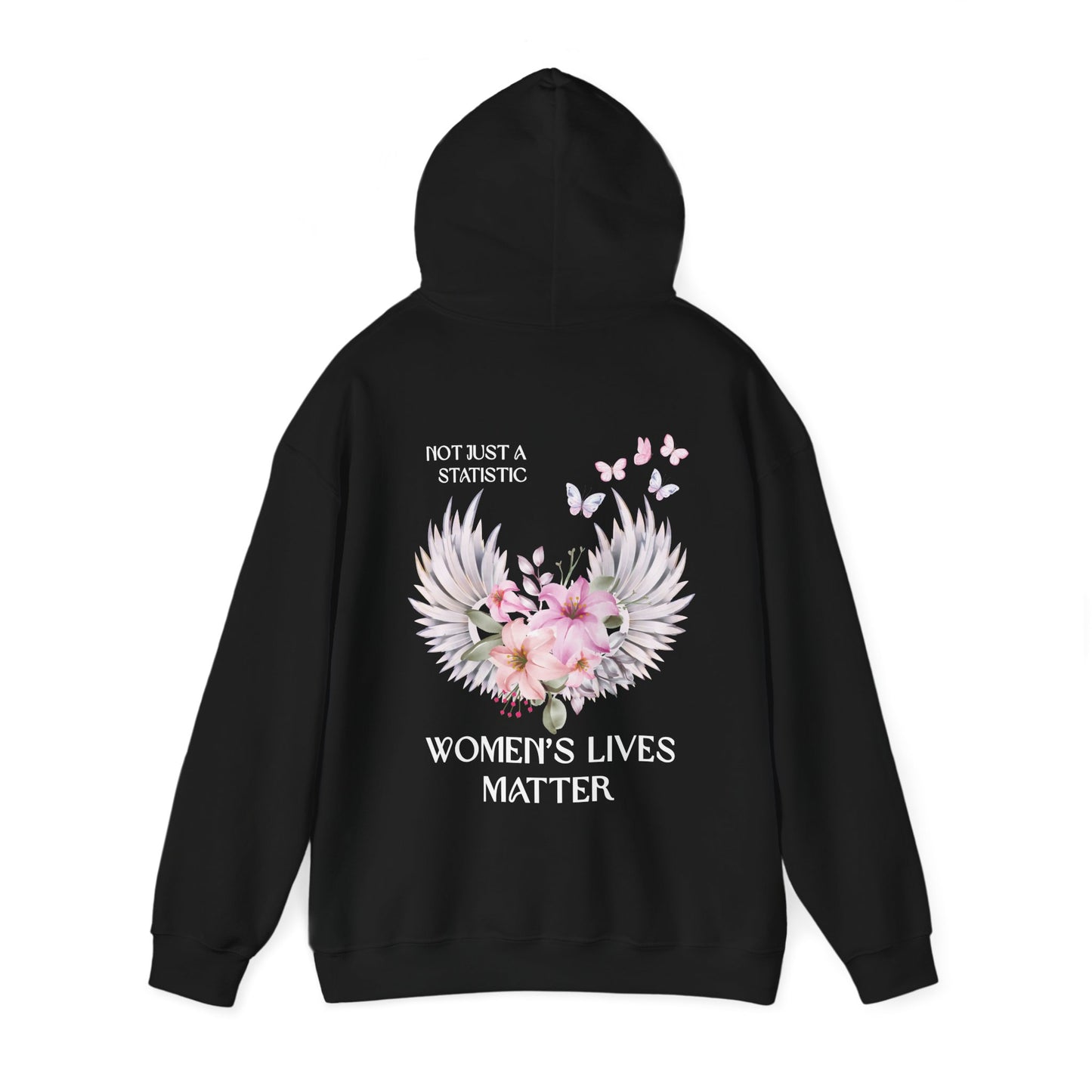 WINGS HOODIE (Unisex, Black)