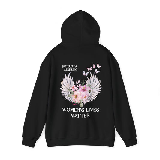 WINGS HOODIE (Unisex, Black)