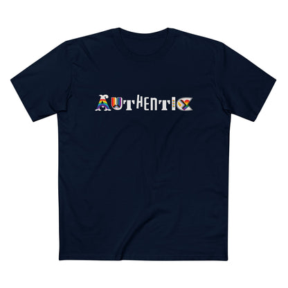 AUTHENTIC PRIDE TEE (Men, Navy)