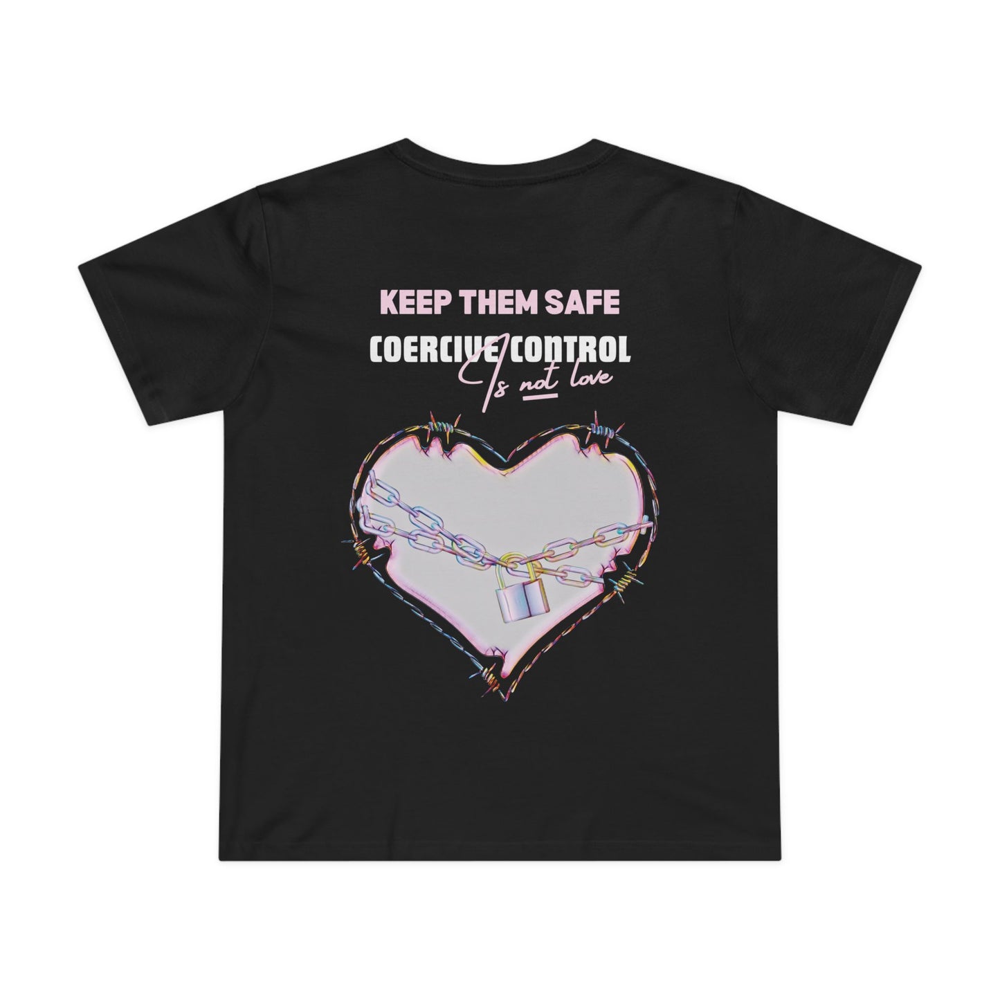 SAFE LOVE TEE (Women, Black)