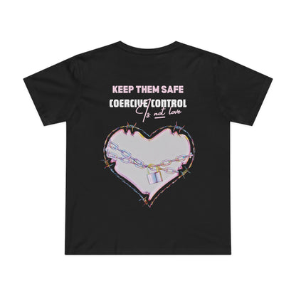 SAFE LOVE TEE (Women, Black)