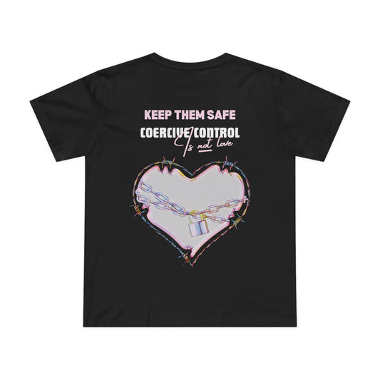 SAFE LOVE TEE (Women, Black)