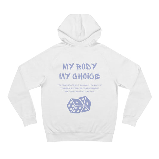 CONSENT HOODIE (Unisex, White)