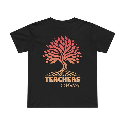 TEACHERS TEE (Women, Black)