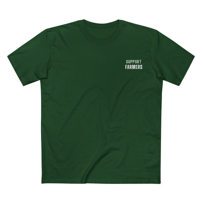 SUPPORT FARMERS TEE (Men, Green)