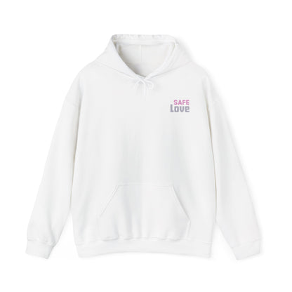 SAFE LOVE HOODIE (Unisex, White)
