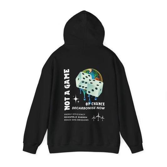 CLIMATE DICE HOODIE (Unisex, Black)